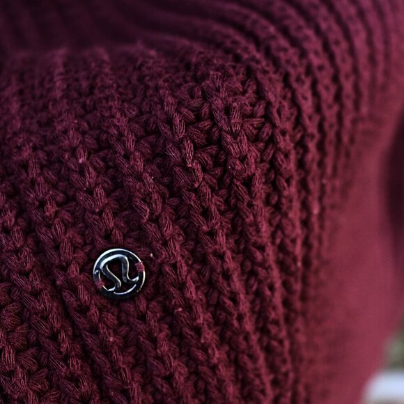 Lululemon - sz 10,12 Lrg - Bring the Cozy Turtleneck in Dark Adobe - Picture 4 of 11